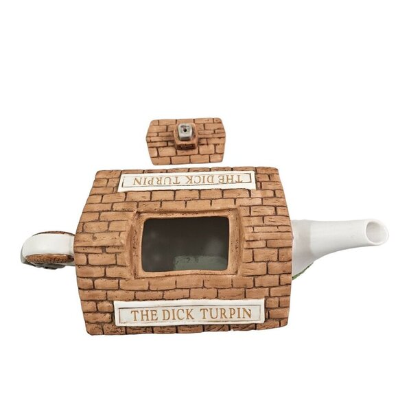 Christopher Wren THE DICK TURPIN Pub Teapot Staffordshire England Tableware - Picture 7 of 16